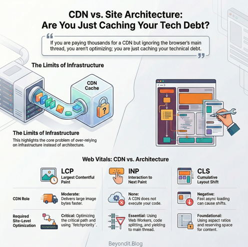 CDN vs Architecture Gap